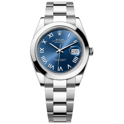 Rolex Datejust 41mm Blue Roman , Oyster Bracelet Unworn 2026 , 126300-0029