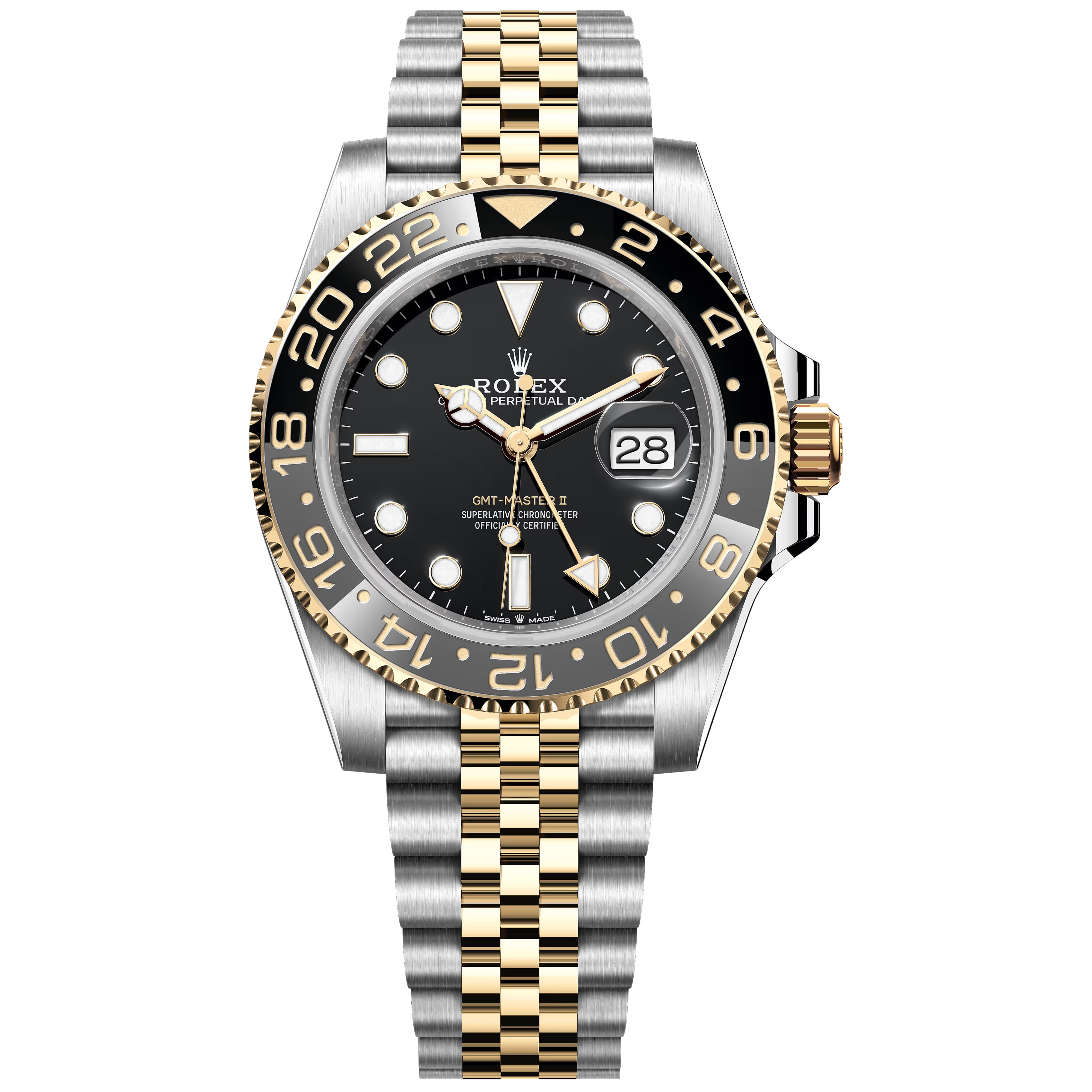 Rolex GMT Master II Zombie 40mm Yellow Gold Jubilee 126713GRNR-0001 Pre-Owned