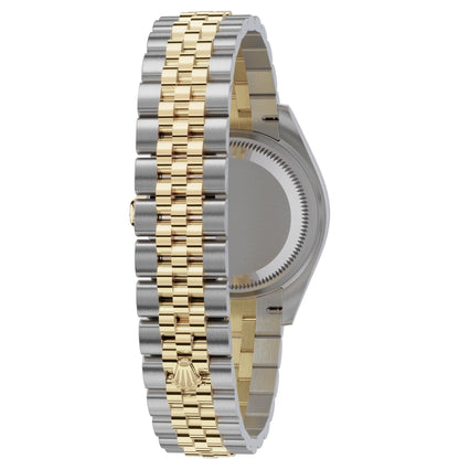 Rolex Datejust 31mm Silver Unworn 2025  Number 6 Diamond Yellow gold  31mm 278273-0004