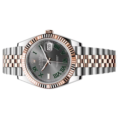 Rolex Datejust 41mm 126331-0016 Wimbledon 2025 Rosegold  Jubilee