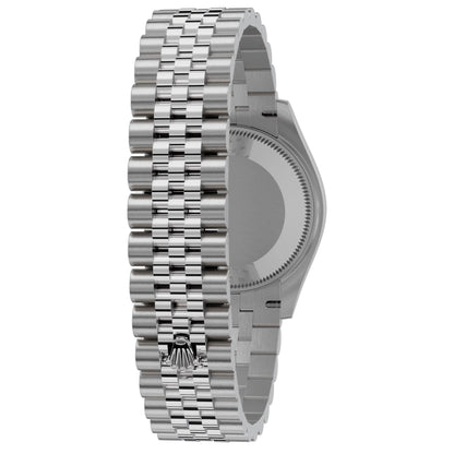 Rolex Datejust 36mm Pink Index Jubilee White Gold Bezel 116234 Preowned