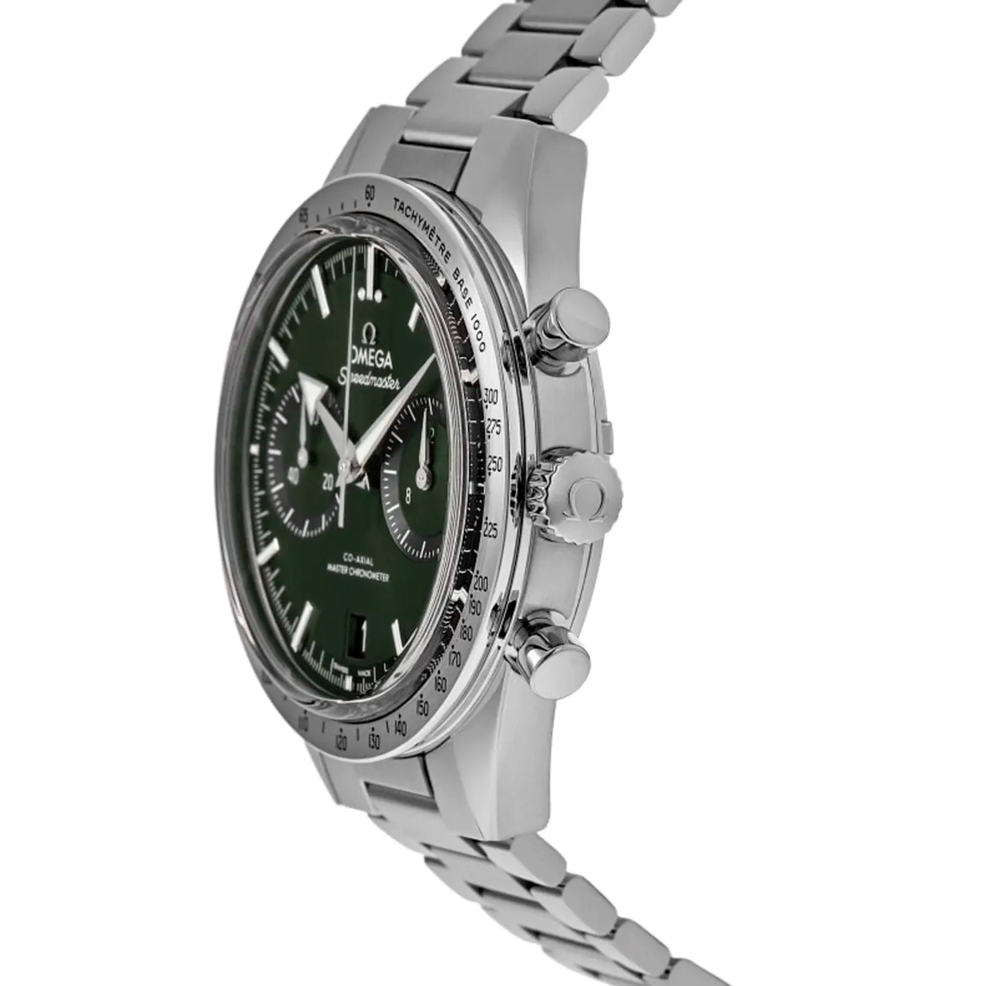 OMEGA Speedmaster 57 Chronograph 40.5mm Green Dial Stainless Steel 332.10.41.51.10.001