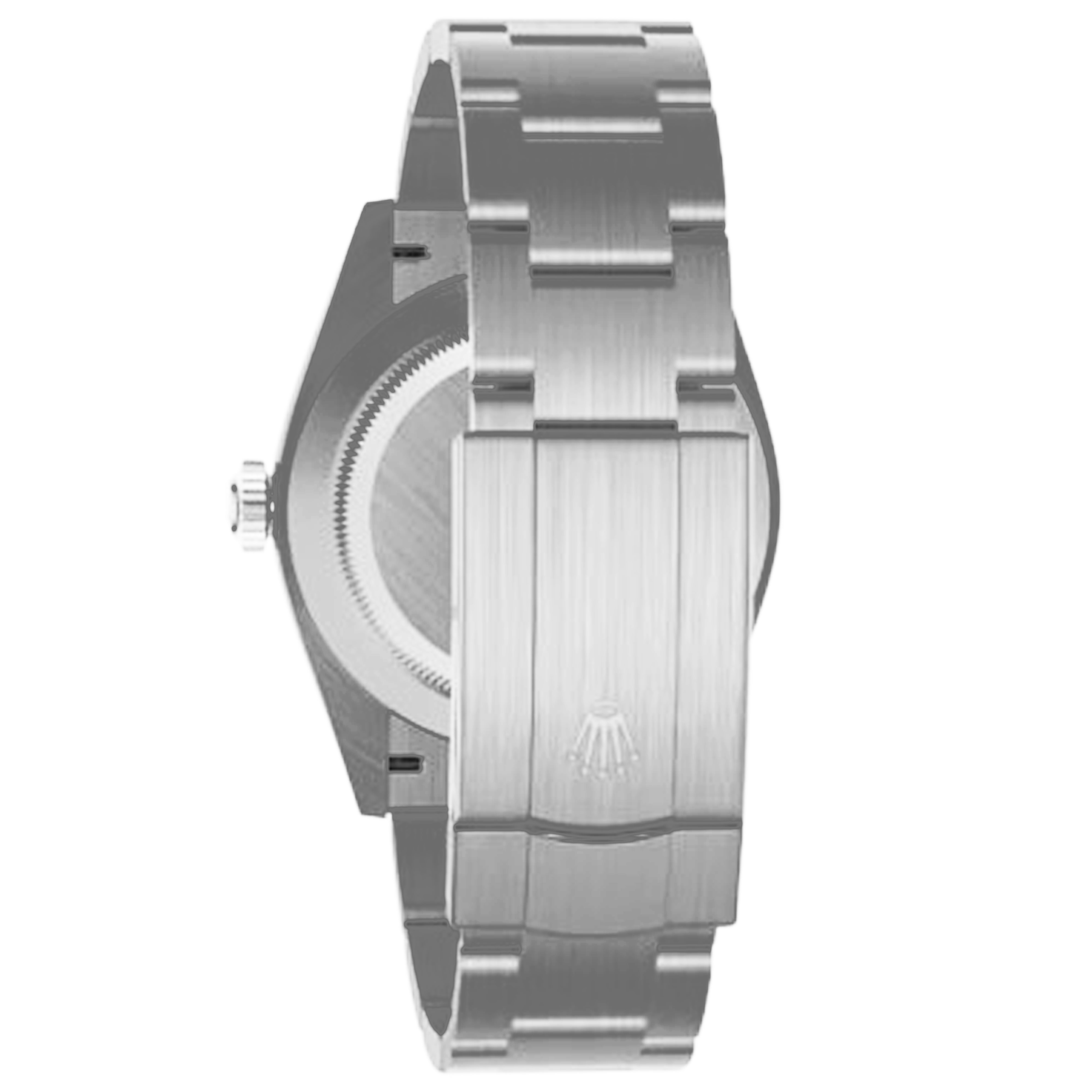 Rolex Oyster Perpetual OP 36mm White Grape Oyster Steel 116000-0011 PreOwned