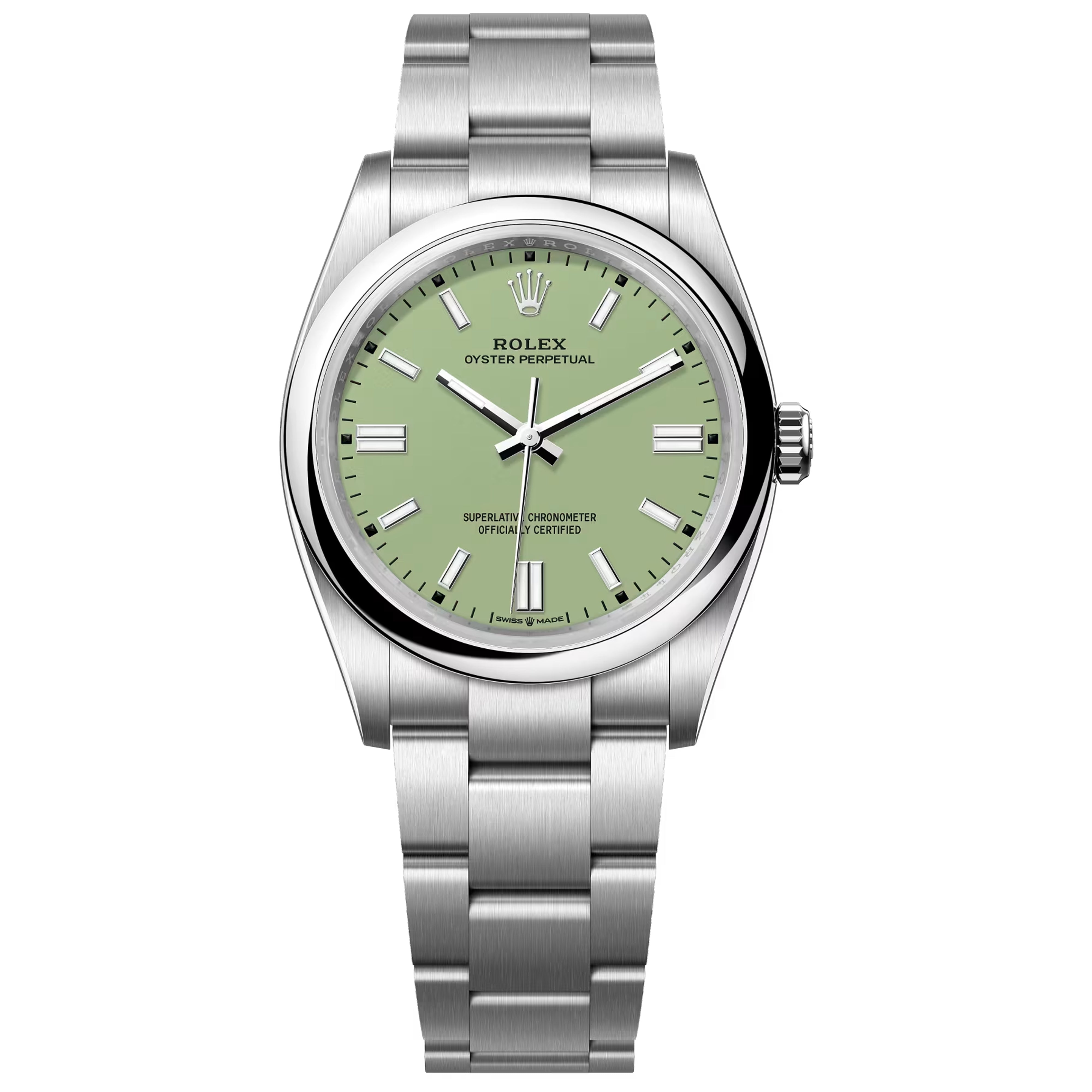 Rolex Oyster Perpetual OP 36mm 2025 Unworn Pistachio 126000-0011