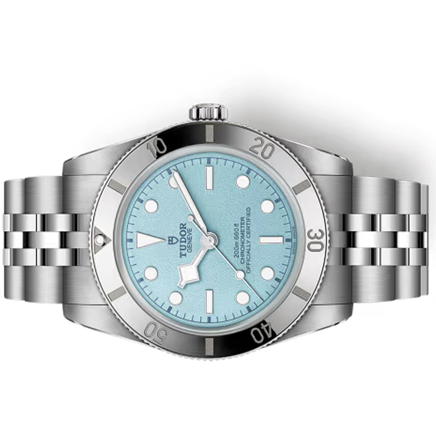 tudor black bay 54 37mm unworn 2025 stainless steel lagoon blue m79000-0001