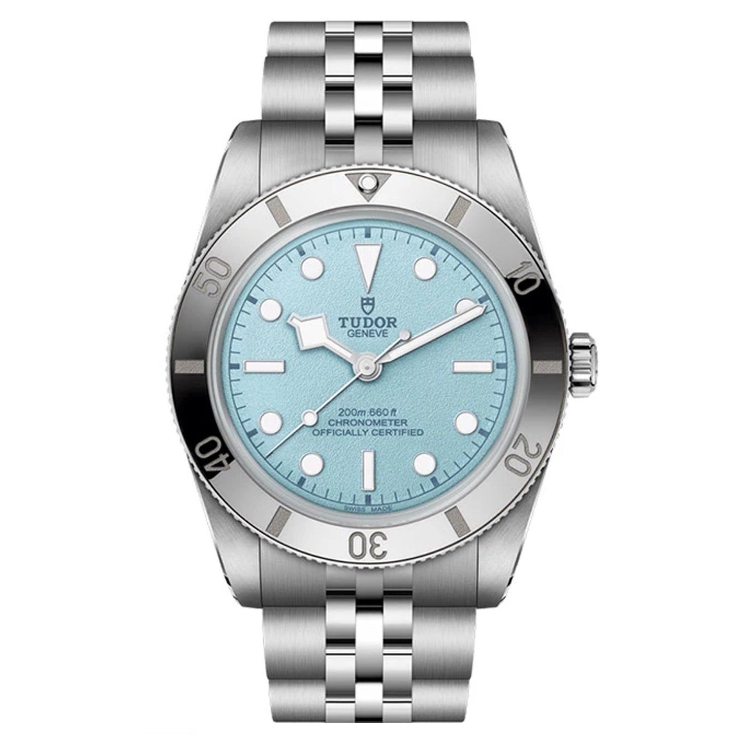 tudor black bay 54 37mm unworn 2025 stainless steel lagoon blue m79000-0001