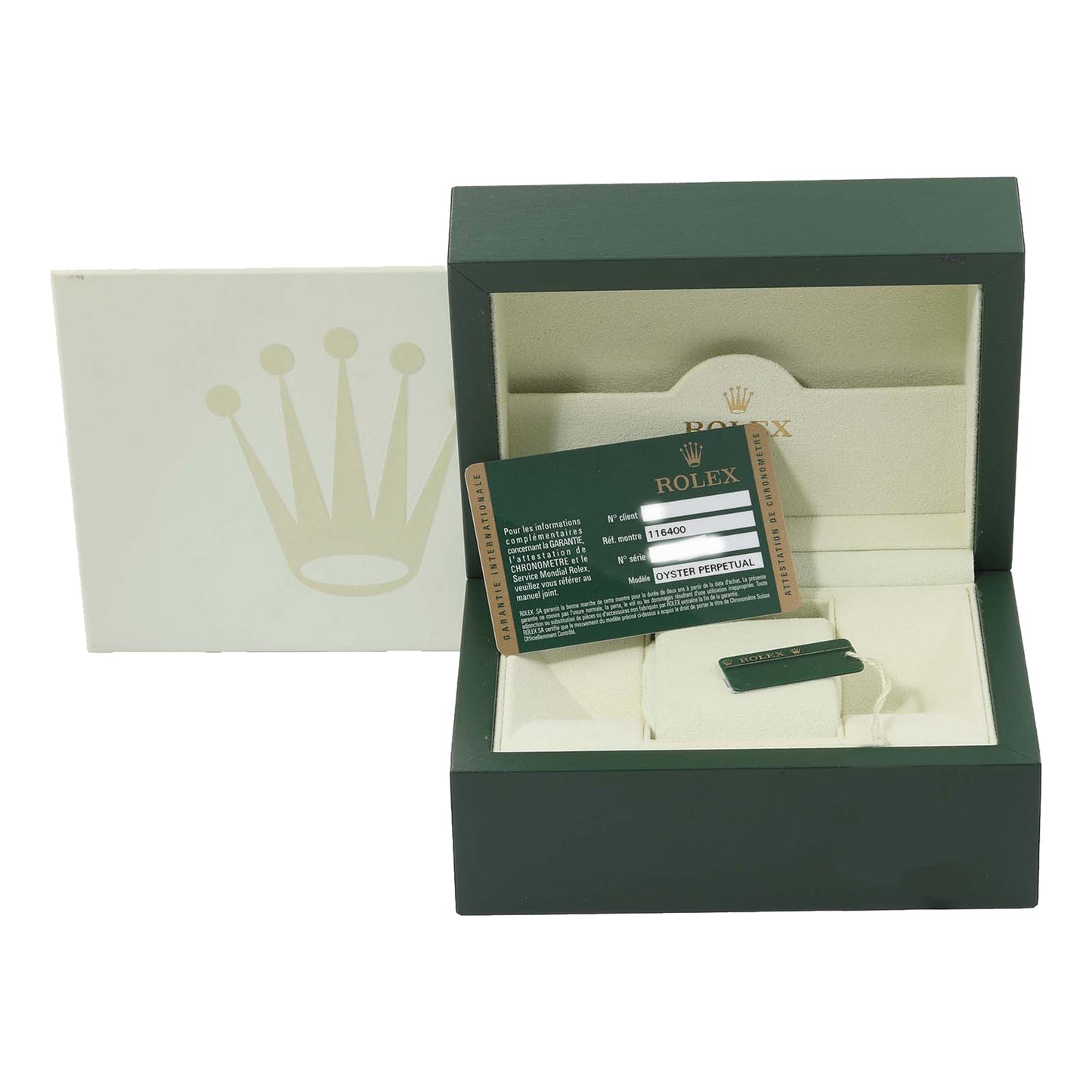 rolex milgauss 40mm مينا أسود سوار أويستر فولاذ 116400 مستعمل