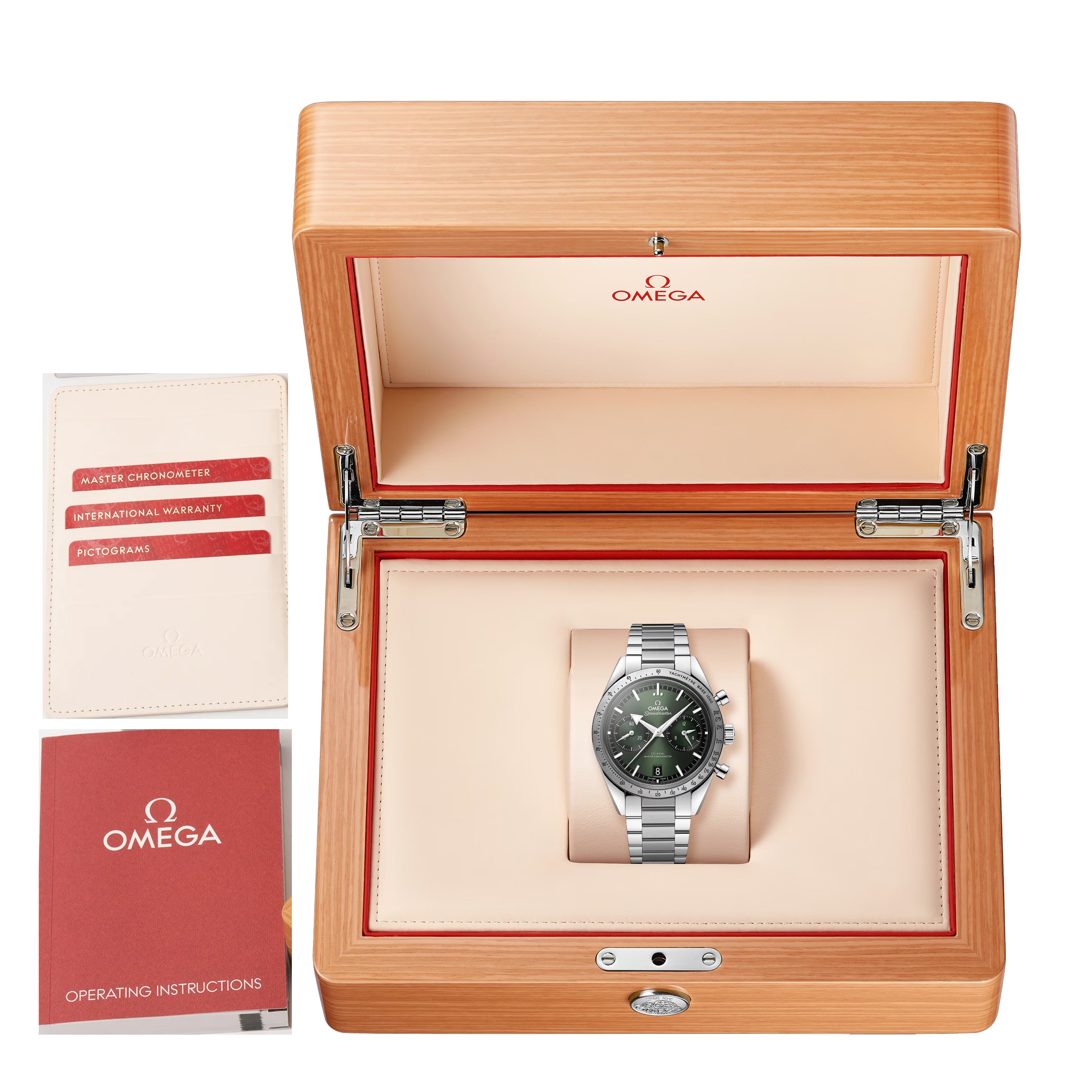 OMEGA Speedmaster 57 Chronograph 40.5mm Green Dial Stainless Steel 332.10.41.51.10.001